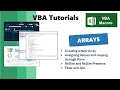VBA Arrays ReDim and Preserve Join and Filter