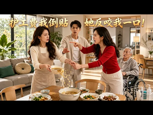 我倒貼1500照顧公公,她卻誣陷我偷老人養老錢!小姑子一句“我要查帳”,我當場甩出所有證據讓她跪地求饒