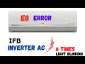 E0 ERROR IN IFB INVERTER AC IFB INVERTER AC ERROR E0