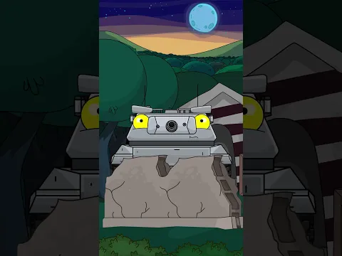 Лесной кошмар на гусеницах #horror #tank #animation
