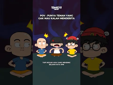 Pov punya teman yang gak mau kalah menderita