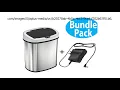 SpecialDiscount SensorCan 13 Gallon Battery-FREE Automatic Sensor Kitchen Trash Can w Power Adapter