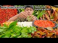 Download Lagu BELAJAR MUKBANG SENDIRI DENGAN MENU LALAPAN MENTAH, SAMBEL GORENG, ASIN KAPASAN ! NGEUNAH
