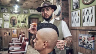 ASMR BARBER - How a MOHAWK is born