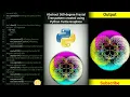 Abstract 360-degree Fractal Tree pattern created using Python Turtle Graphics