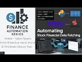 Build a Stock Analysis App Python Streamlit Yahoo Finance