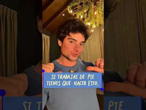 ¿Trabajas de pie?