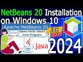 How to install NetBeans IDE 20 on Windows 10 64 bit 2024 Update with JDK 21 Complete Guide