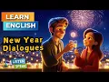 Lagu Easy New Year English Conversations |  English Listening Skills - Speaking Skills