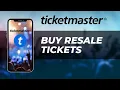 How To Buy Resale Tickets On Ticketmaster Resale Bought Ticket on Ticketmaster