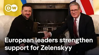 Forceful Ukrainian and global reactions one day on, as Zelenskyy visits London | DW News