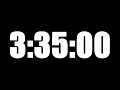 3 HOUR 35 MINUTE TIMER 215 MINUTE COUNTDOWN TIMER LOUD ALARM
