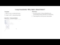 LOOP01 Why use loop invariants