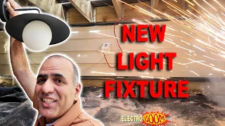 Running Power for New Outdoor Light Fixture