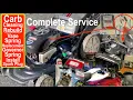 Detailed Mower Complete Service Craftsman Platinum 7 25 190 Briggs Stratton Carburetor cleaning