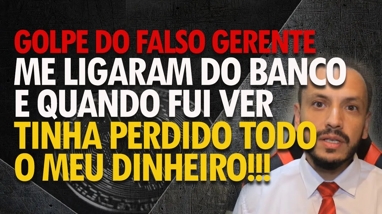 Me ligaram do Banco e quando percebi tinha perdido todo meu dinheiro! Golpe do falso gerente! (2022)