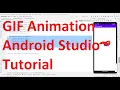 How to display gif animated moving images in layout of your Android app