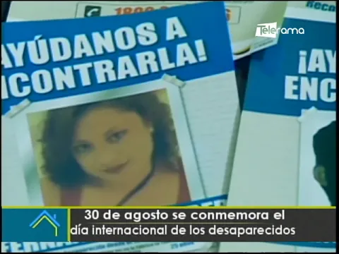 30 de agosto se conmemora el día internacional de los desaparecidos - Entrevista