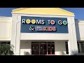 Rooms to Go Outlet store furniture with me