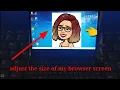 How to adjust your browser screen