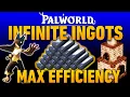 The Perfect Base Design For INFINITE Refined Ingots Palworld Max Efficiency Guide Coal Ore
