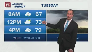 Warm again Tuesday with storm chances continuing over next few days WTOL 11 Weather - April 13