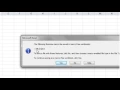 Excel 2010 VBA Tutorial 22 Looping through workbook objects