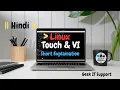 Linux touch vi Commands Explained in Hindi Create and Edit Files Easily