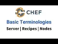 Chef Terminology Server Recipes Nodes Chef DevOps Tutorials