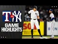 Rangers vs Yankees Game Highlights 25 MLB Highlights