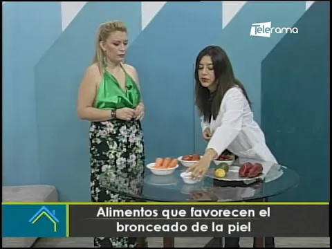 Alimentos que favorecen el bronceado de la piel