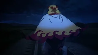Kyoujuro Uses Total Concentration Breathing