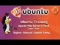 How To Apache Web Server in Linux Ubuntu Training in Hindi Part-21 Ubuntu Linux beginner-advanced