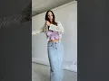 Download Lagu how to style a midi denim skirt #shorts