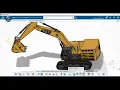 Excavator CAD DESIGN in 3Dexperience