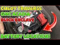 Battery Location on Chevy Traverse GMC Acadia Buick Enclave