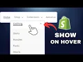 Add Hover Effect On Links For Menus On Free Shopify Themes