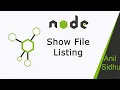 Node JS tutorial 13 Display file list from folder