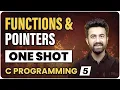Functions Pointers in One Shot C Programming Lecture 5 Complete C Course