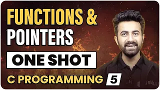 Functions Pointers in One Shot C Programming Lecture 5 Complete C Course
