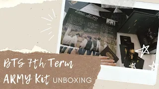 bts 2020 7th term army membership kit unboxing philippines
