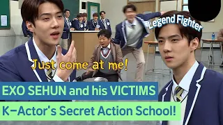 Download EXO became VICTIM's of Sehun! Sehun's Hilarious Action School! #exo MP3