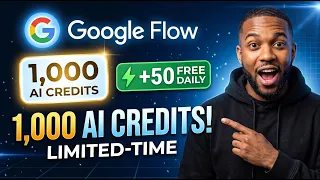 How to Get 1 000 Google Flow AI Credits 2026 50 FREE Credits Daily
