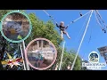 Bungee Trampolines And Aqua Spheres At HarborWalk Village In Destin Florida