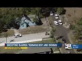 Teen boy woman hospitalized in St Pete shooting