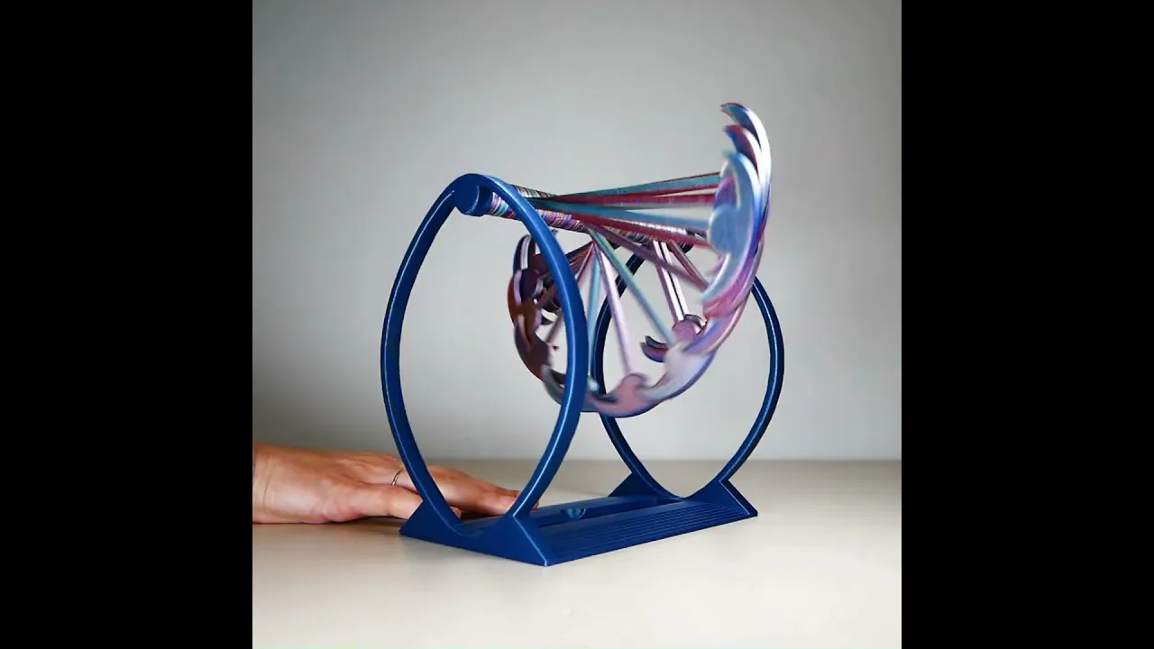 Pendulum Wave Toy with 3 pendula sets video thumbnail