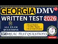 GEORGIA DMV permit test 2026 Georgia DMV Written Test 2026 DDS Georgia Practice Test 2026
