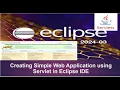 How to create Simple Web Application Using Servlet in Eclipse IDE