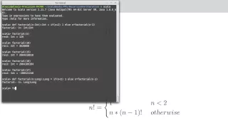 Recursion in Scala