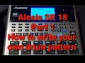 Alesis SR18 Pt 1 How to write your own basic pattern